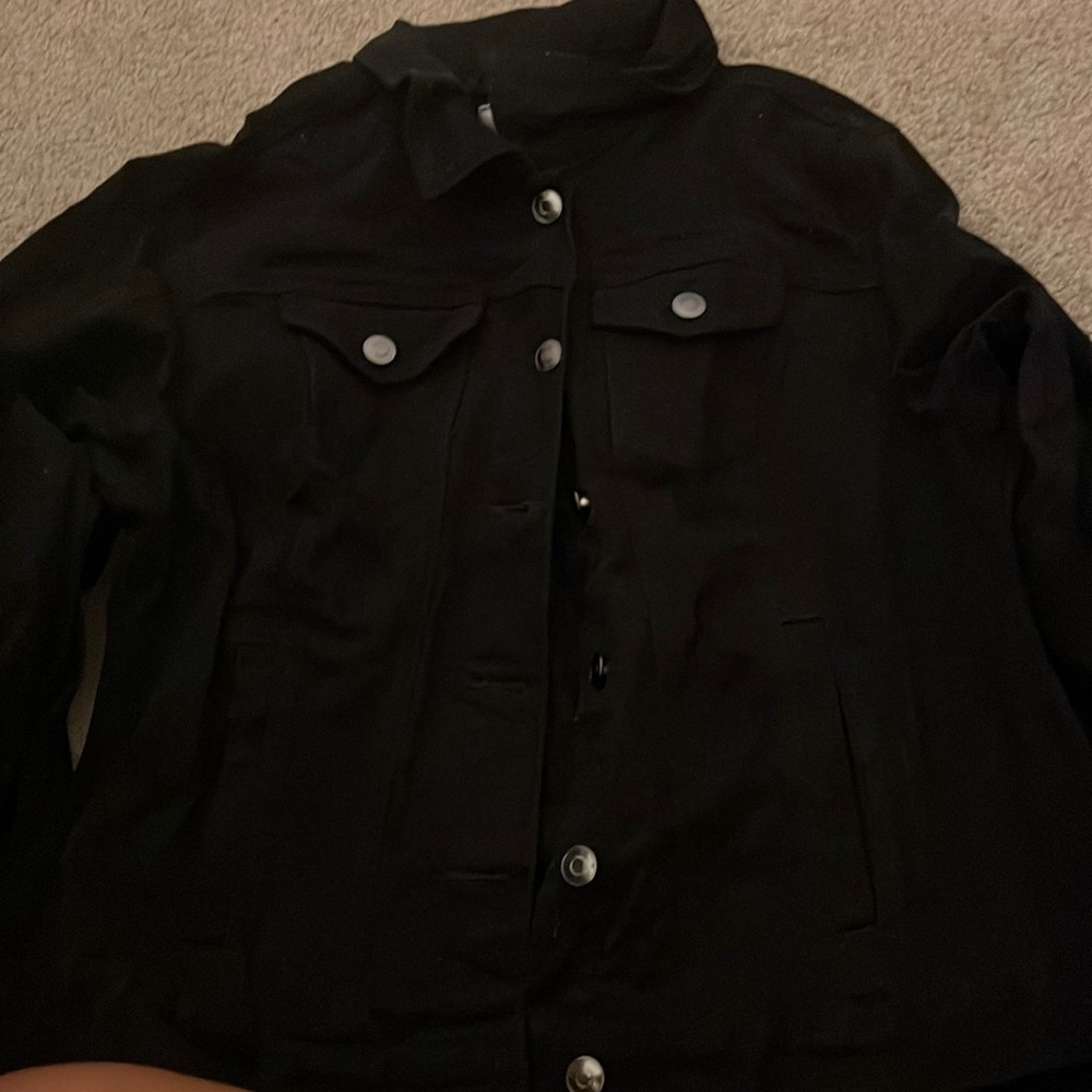 Black Jean Jacket